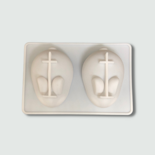 3D Bunny-Shaped Silicone Mould