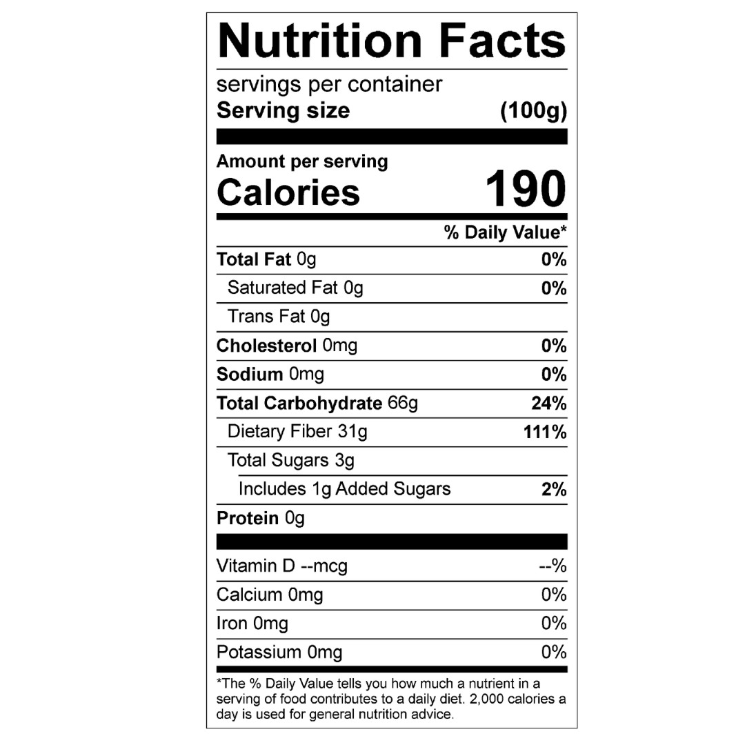 Low GI Sweetener Blend (Allulose, Erythritol, Inulin)