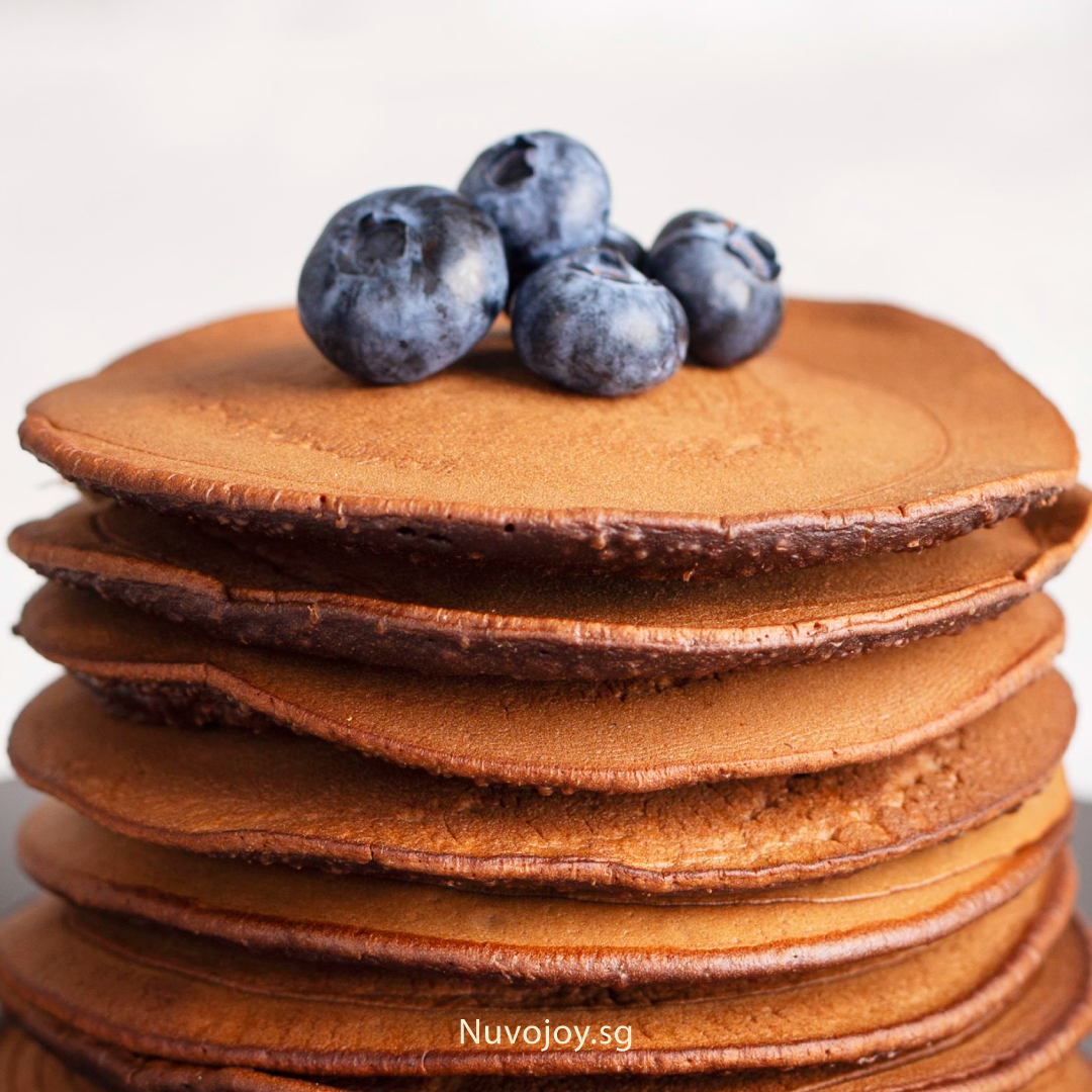 Chocolatey Hazelnut LowGI Pancake Recipe Low GI Recipe Nuvojoy