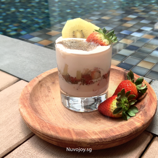 Nuvojoy Fruit Parfait: A Burst of Fruity Delight in Every Spoon | Low GI Recipe