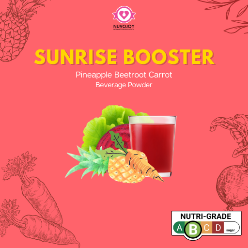 Sunrise Booster Beverage Powder (Pineapple, Beetroot and Carrot)