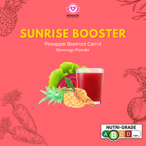 
                  
                    Sunrise Booster Beverage Powder (Pineapple, Beetroot and Carrot)
                  
                
