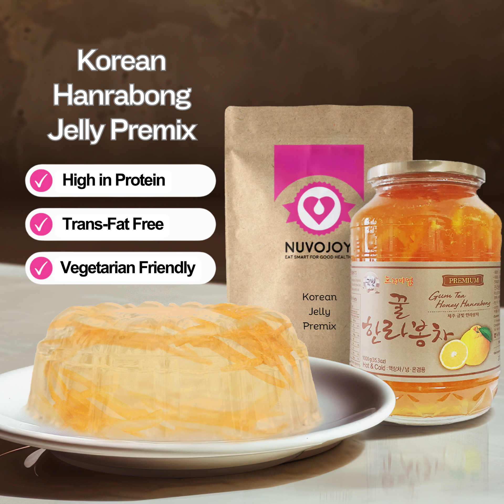 Korean Fruit Jelly Premix (Citron / Hanrabong) – Nuvojoy