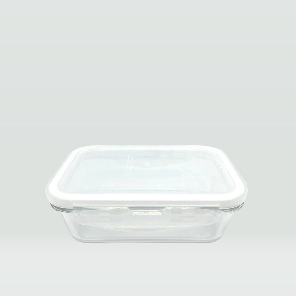 Rectangle Food Storage Glass Container